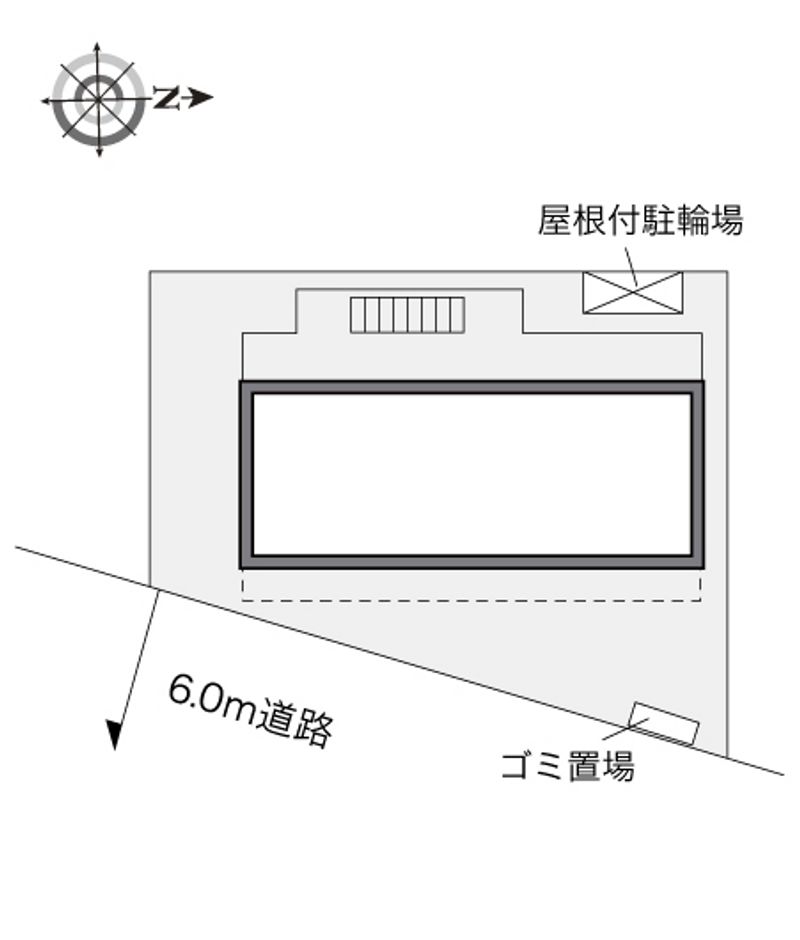 レオパレス多摩川 配置図
