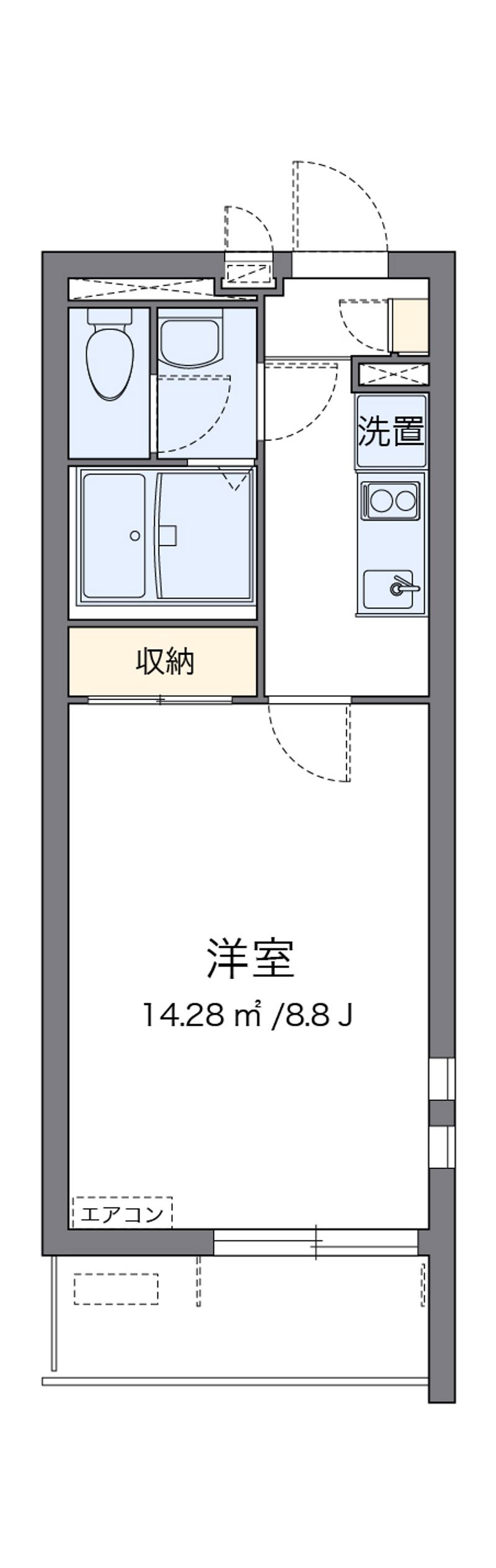 クレイノルーチェ　デル　ソーレ 間取図