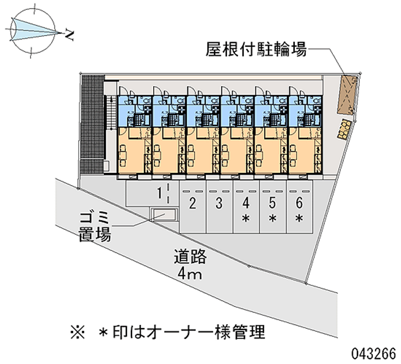 レオパレスフィオーレ 月極駐車場