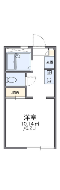 レオパレスヘキサタウン 間取り図