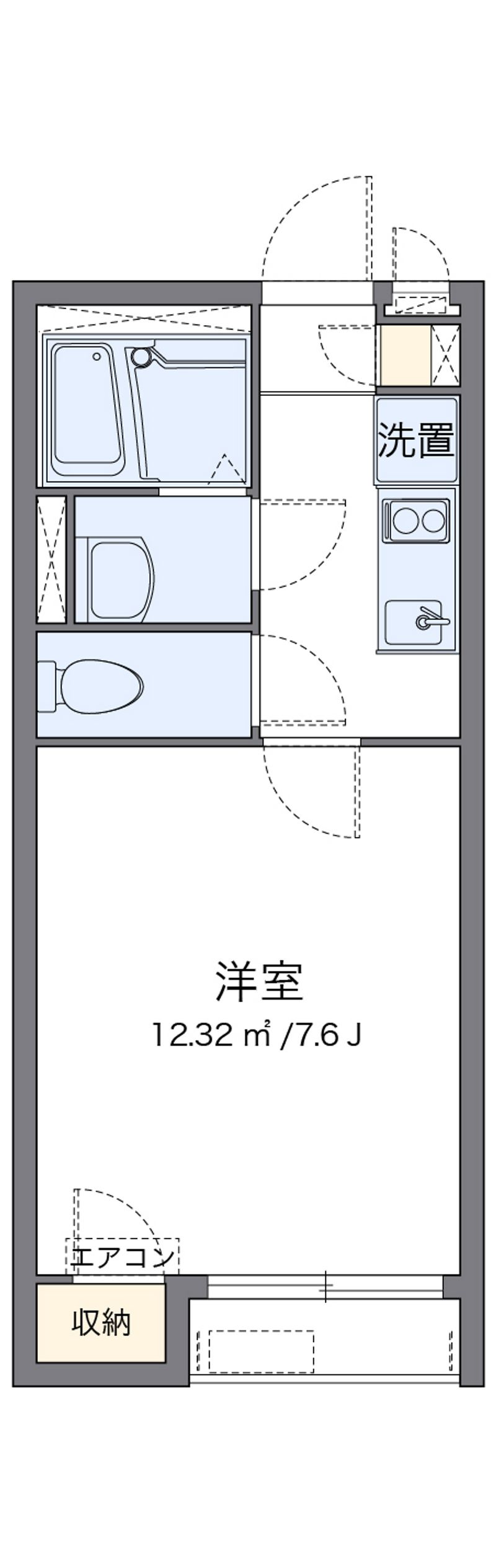 クレイノＤＯＧＷＯＯＤ 間取り