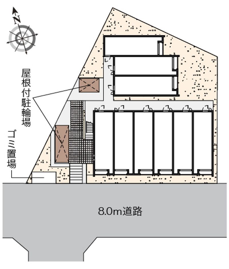 クレイノファミーユ東大宮 配置図