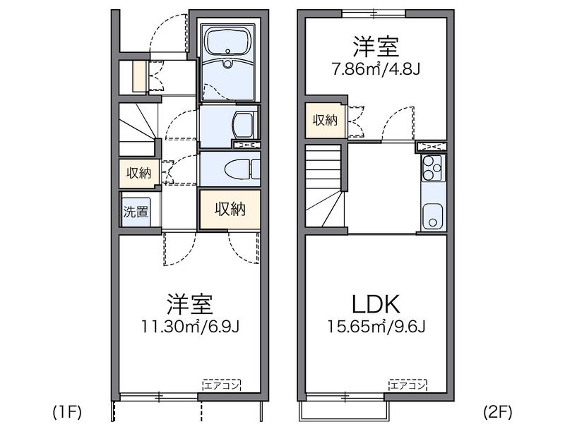 レオネクスト伊吹Ⅲ 間取図