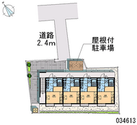 レオパレスシャトル　Ｋ 区画図