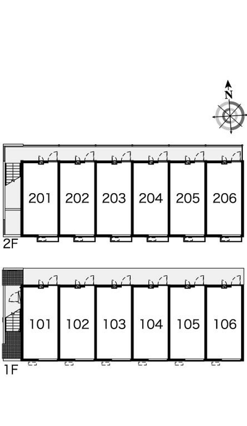 レオパレスＫ 間取配置図