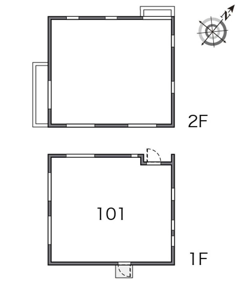 ル　パルク　取石Ｂ 間取り配置図