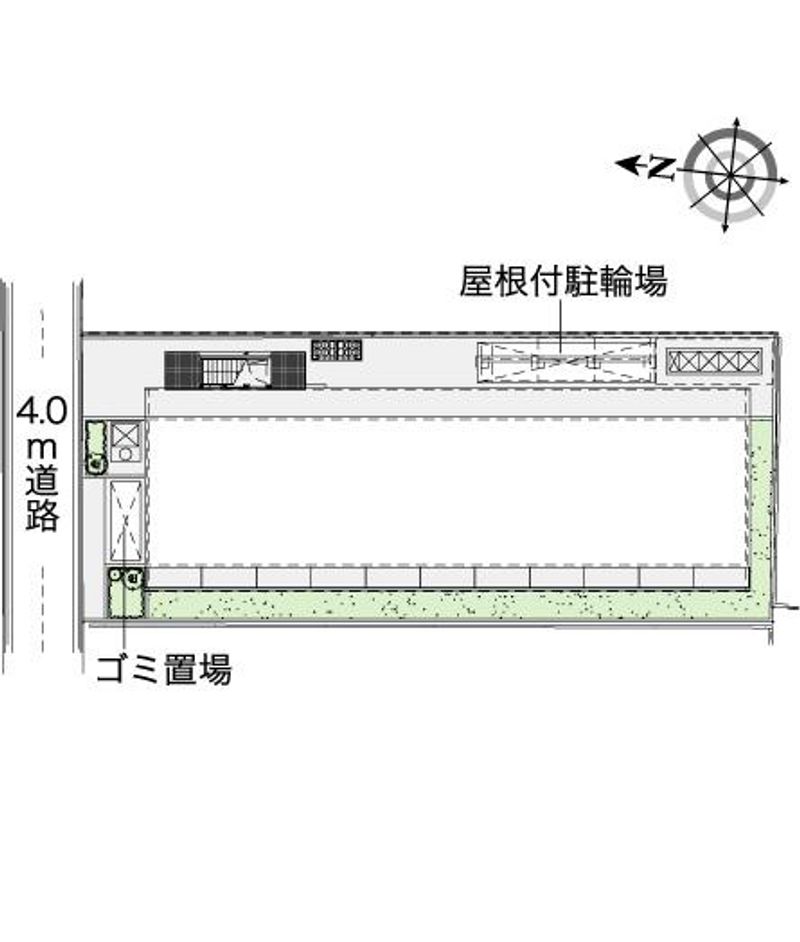 レオパレスカプリコーン２１ 配置図