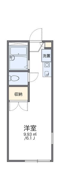 レオパレスパティオ 間取り図