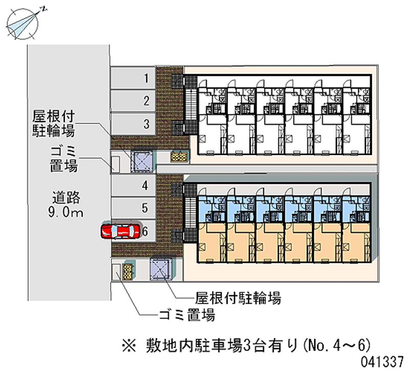 レオパレスいなほ 月極駐車場