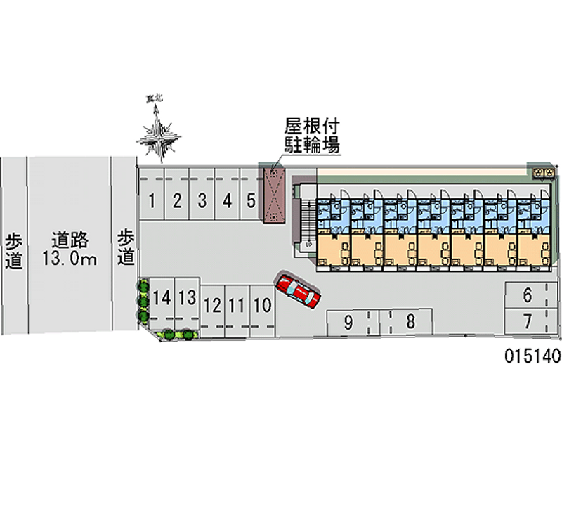 レオパレスユーカリプラザ 月極駐車場