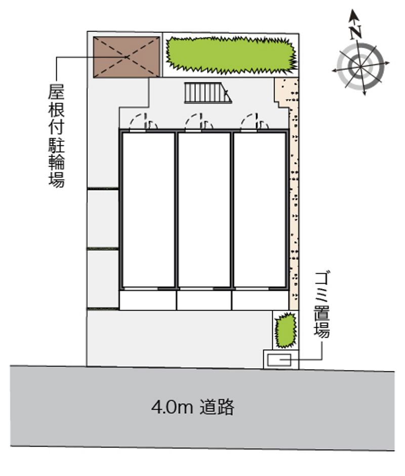レオネクストフォレストミー谷原 配置図