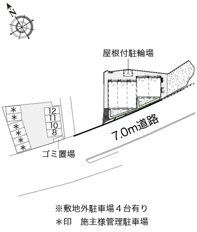 レオネクスト柊 配置図