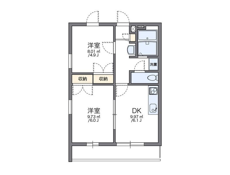 レオパレスＫＯＢＡＴＡ 間取図
