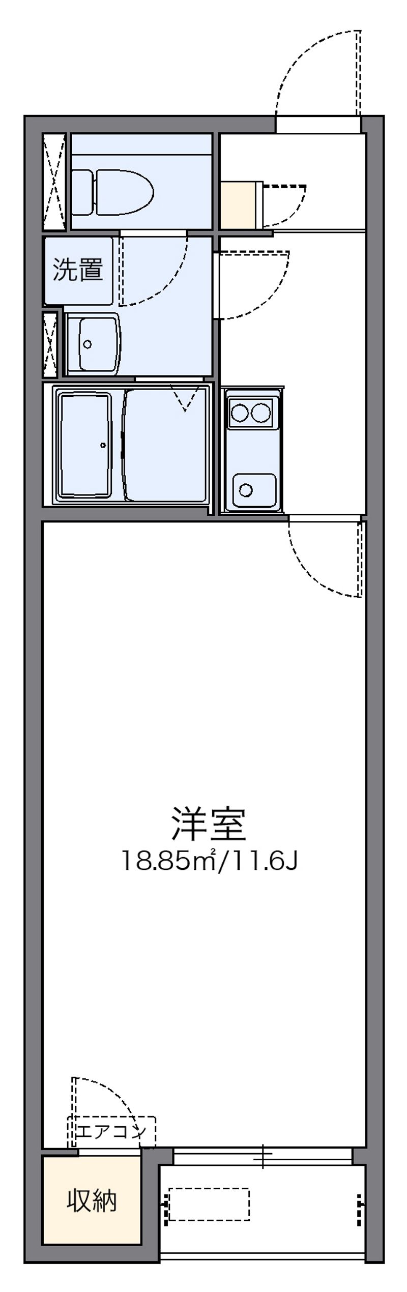 レオネクスト一陽Ⅱ 間取図