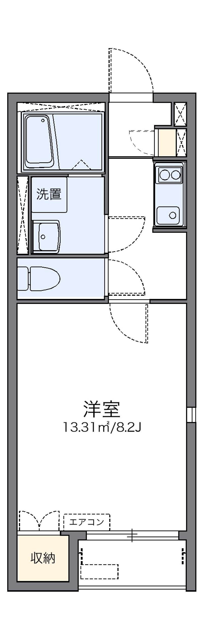 レオネクスト田中後 間取図