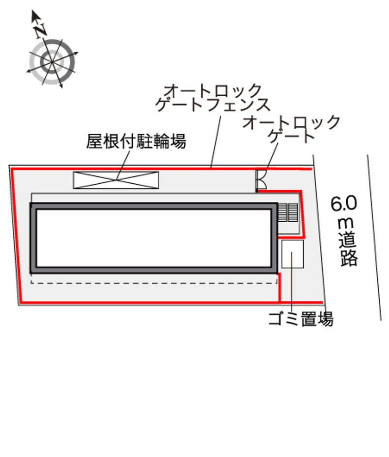 レオパレスア　ボンド 配置図