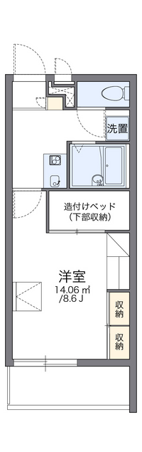 レオパレス夢 間取り図