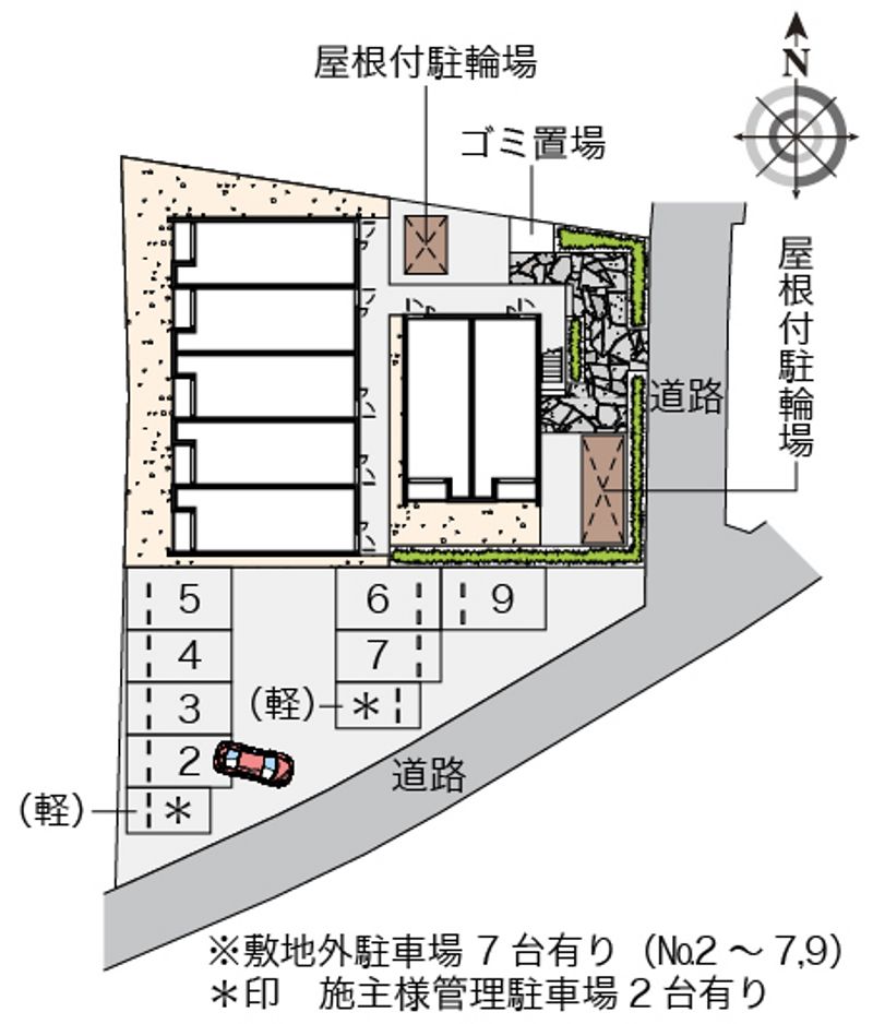 クレイノアローウェアハウス 配置図