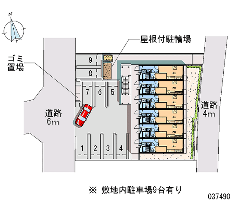 37490 Monthly parking lot