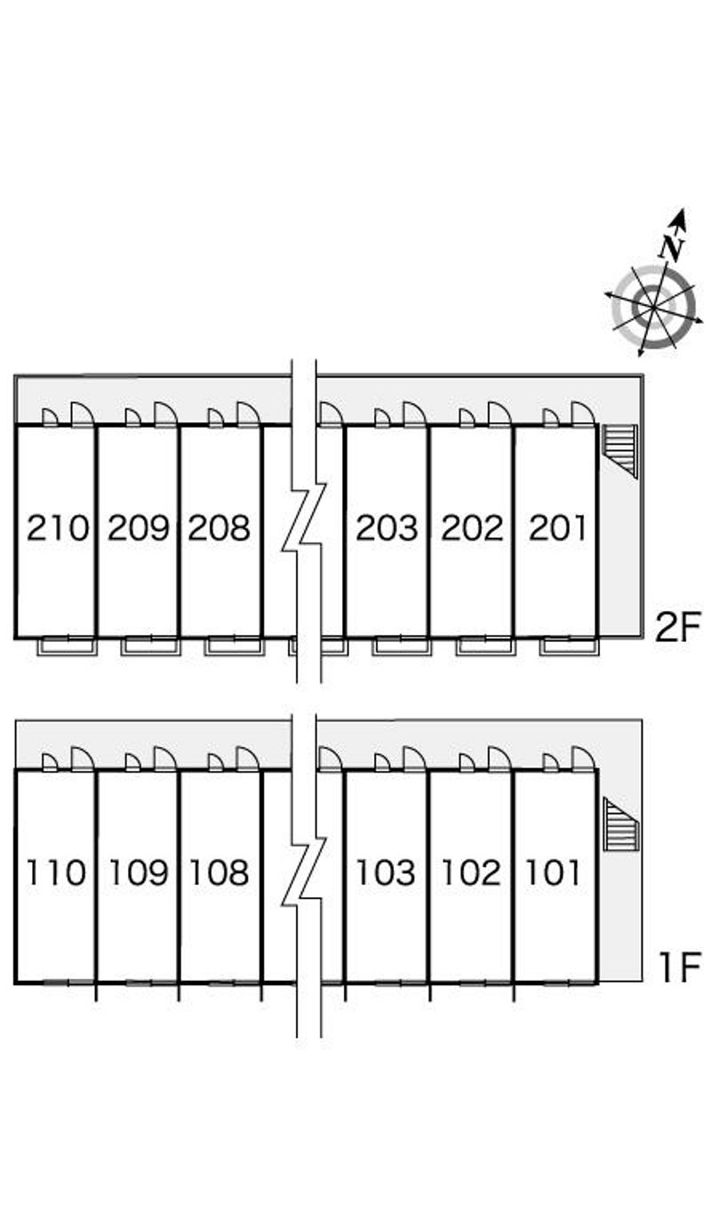 レオパレスベルツ 間取り配置図