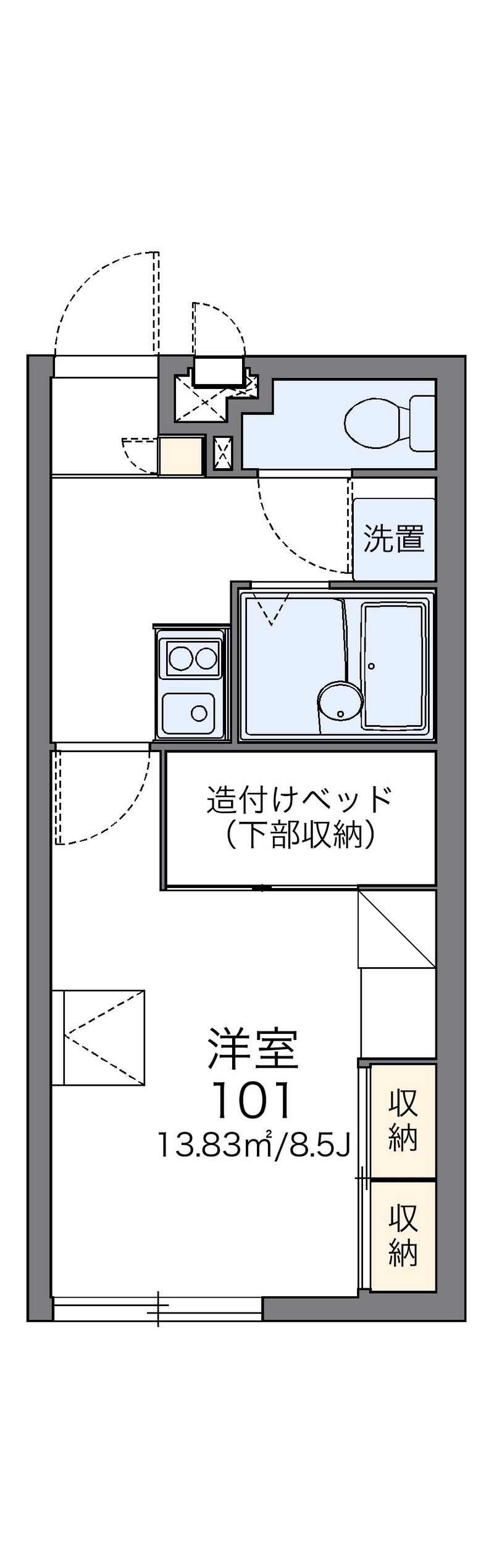 レオパレスセレーヌス 間取図