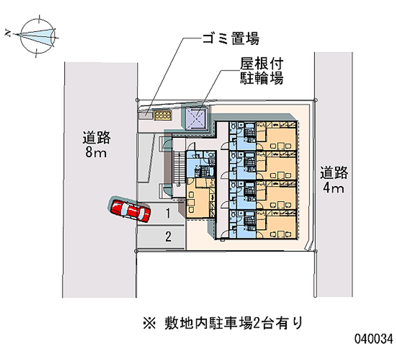 レオパレス有 月極駐車場