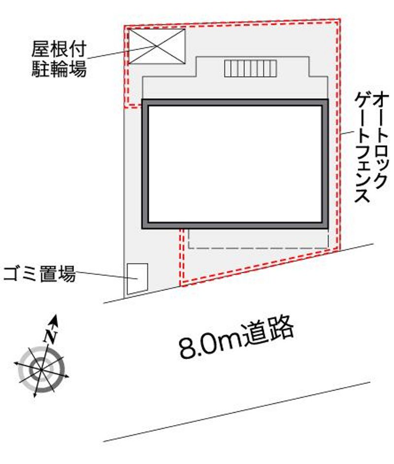 レオパレスサニーウェル　新井 配置図