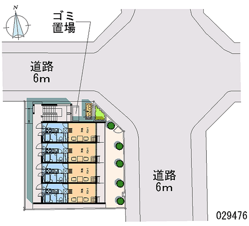 レオパレスＭｉｚｕｓａｗａ 区画図
