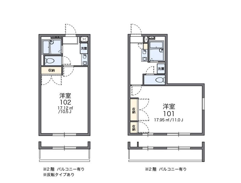 レオパレスレミュール 間取図