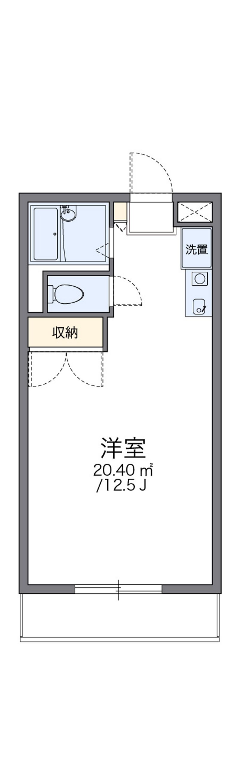 レオパレスグランデＣ 間取図