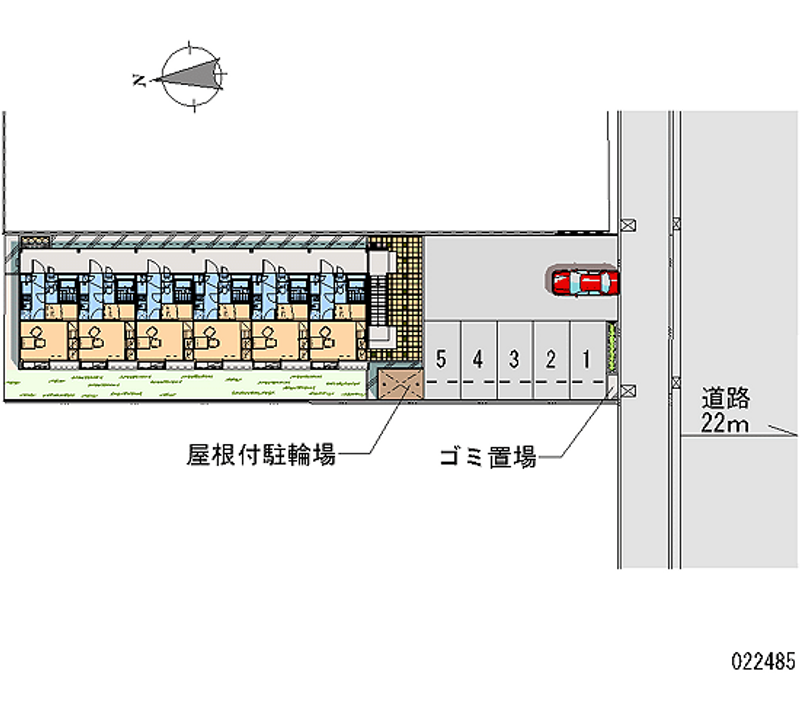 22485 Monthly parking lot