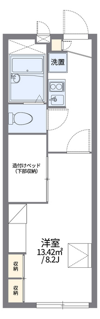 レオパレスＷＩＳＨＣＯＵＲＴ 間取り図