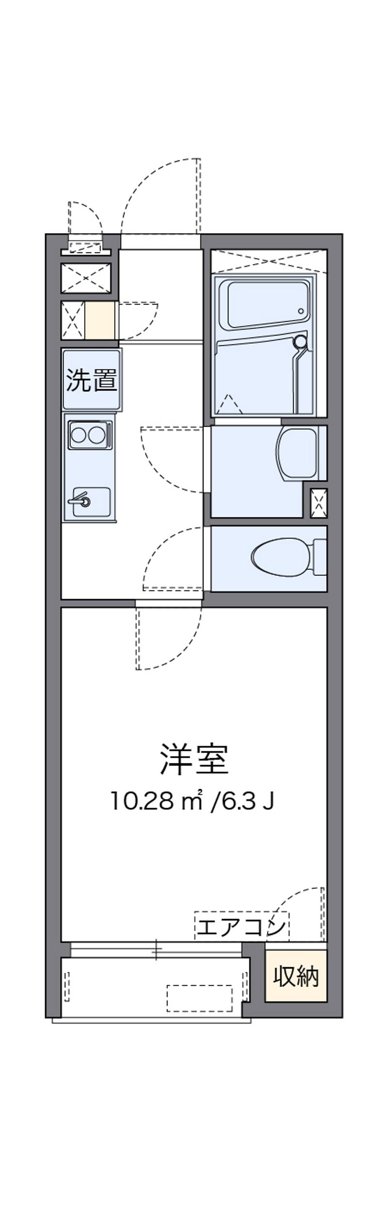 レオネクストイーストハイム 間取図