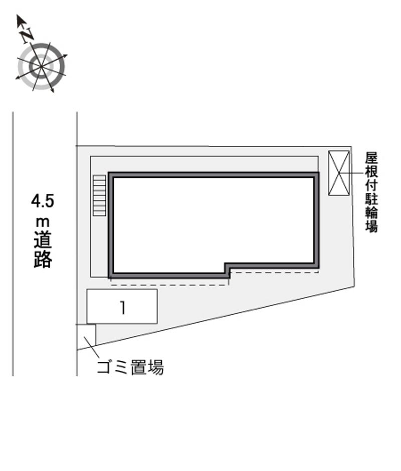 レオパレスル　トレフル 配置図
