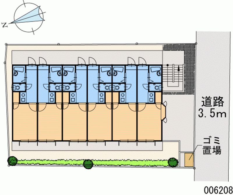 レオパレス藤塚 区画図