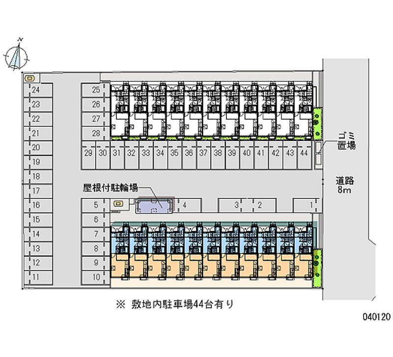 40120 bãi đậu xe hàng tháng