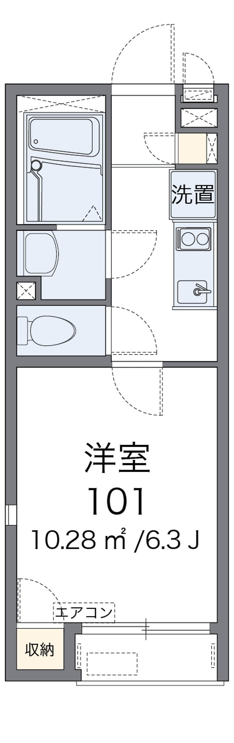 レオネクストＰｒｏｓｐｅｒ 間取図