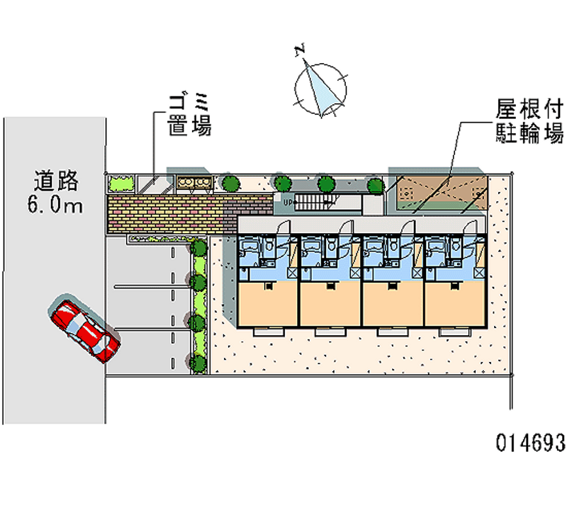 レオパレスＷＩＴＨ 区画図