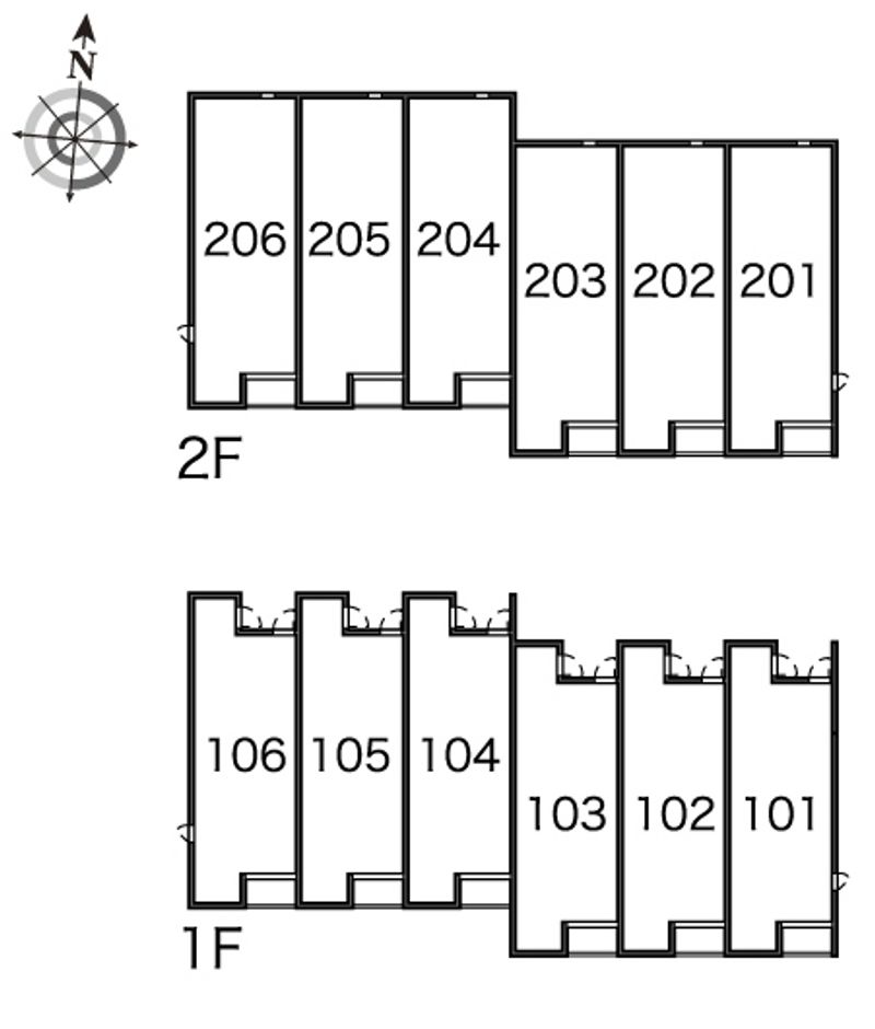 レオネクストうねの 間取配置図