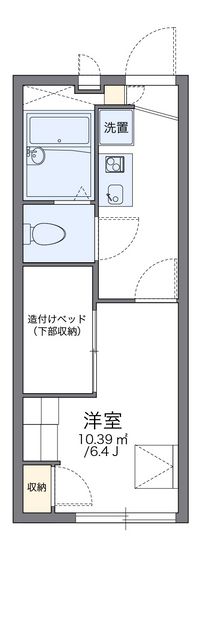 レオパレススカイヒルズ 間取り図