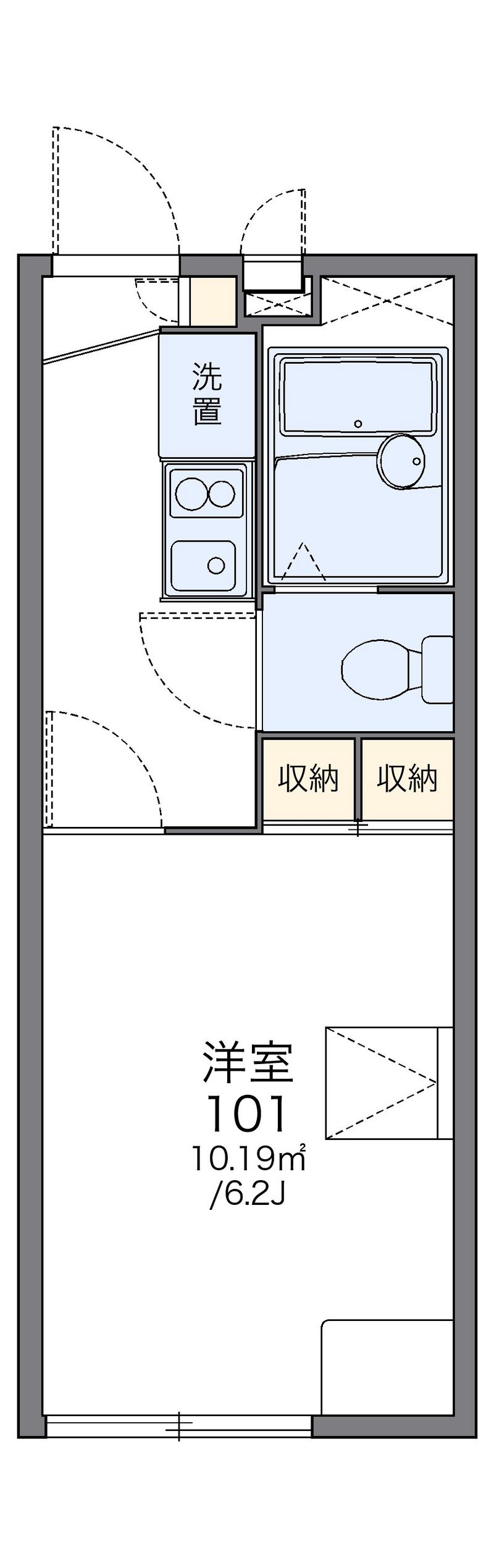 レオパレスＧａｒｄｅｎ 間取図