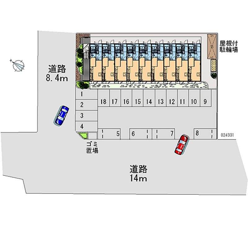 24331 Monthly parking lot