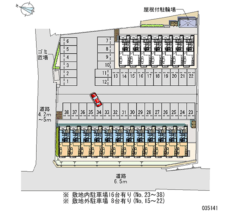 35157 Monthly parking lot