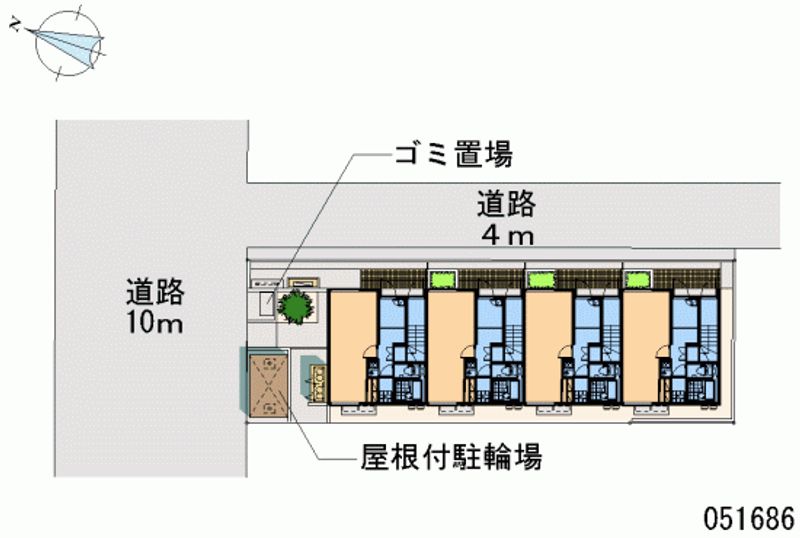 レオネクストおおなり 区画図