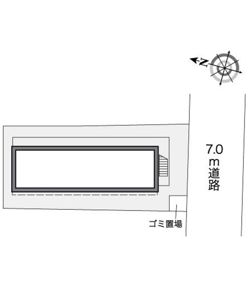 レオパレスセラン髙石 配置図