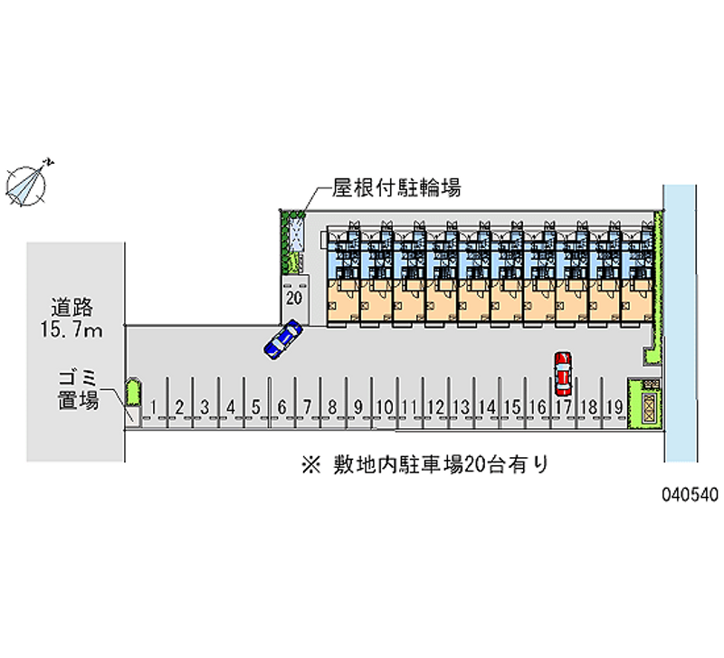 40540月租停車場