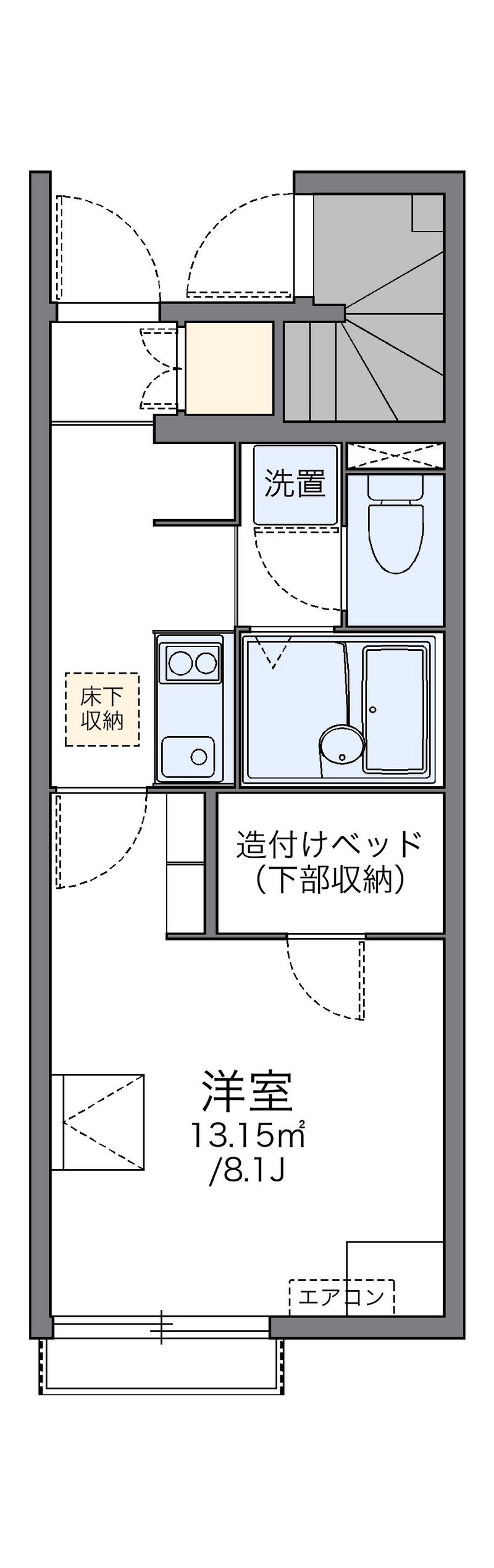 レオネクスト夕顔 間取図