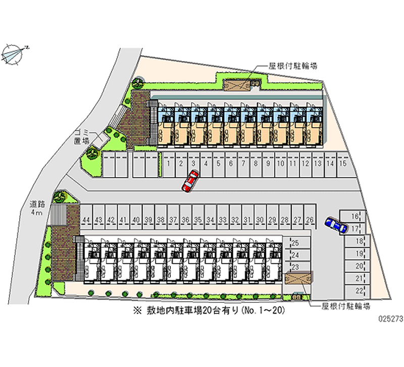 25273 Monthly parking lot