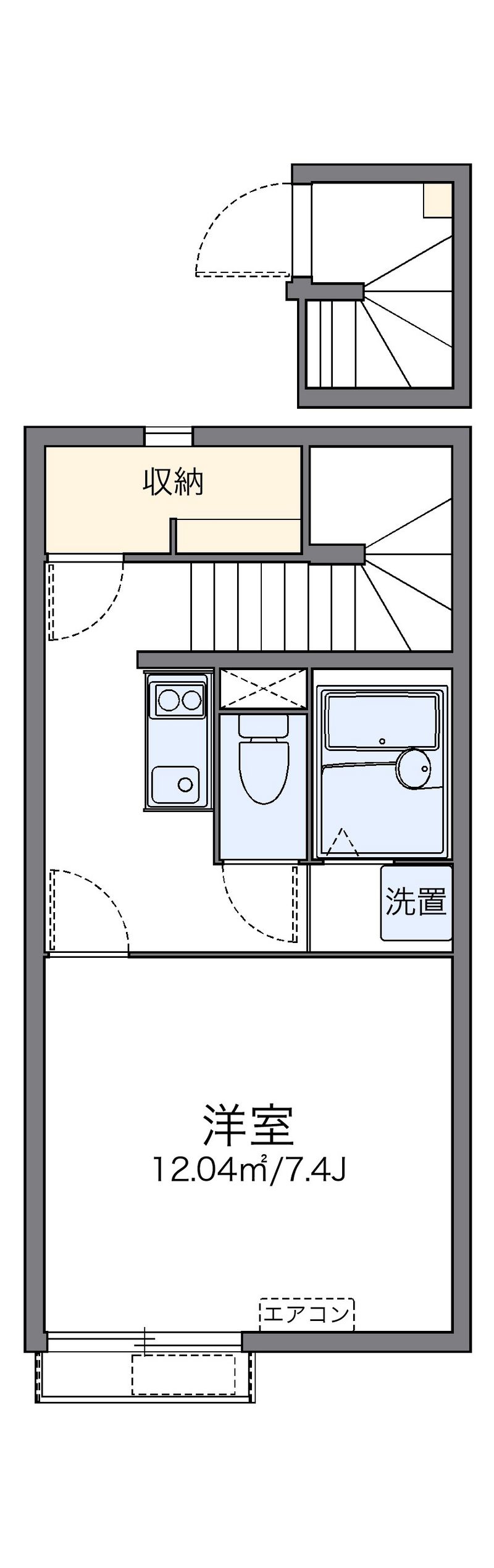 レオネクストコナ＆サンⅠ 間取図
