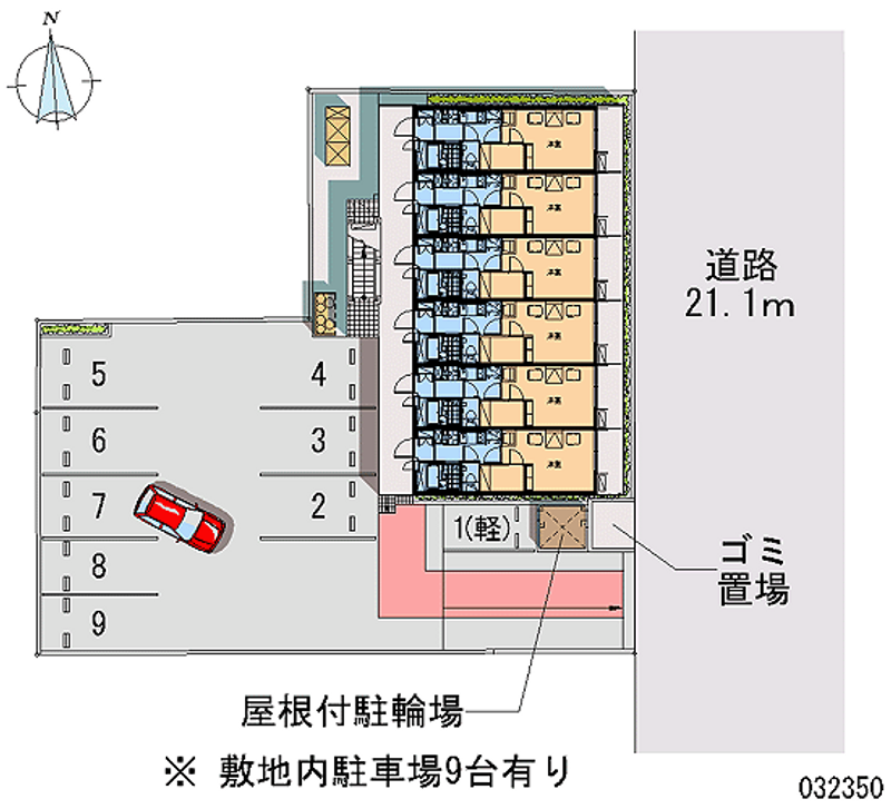 レオパレスコトー　ブロン 月極駐車場